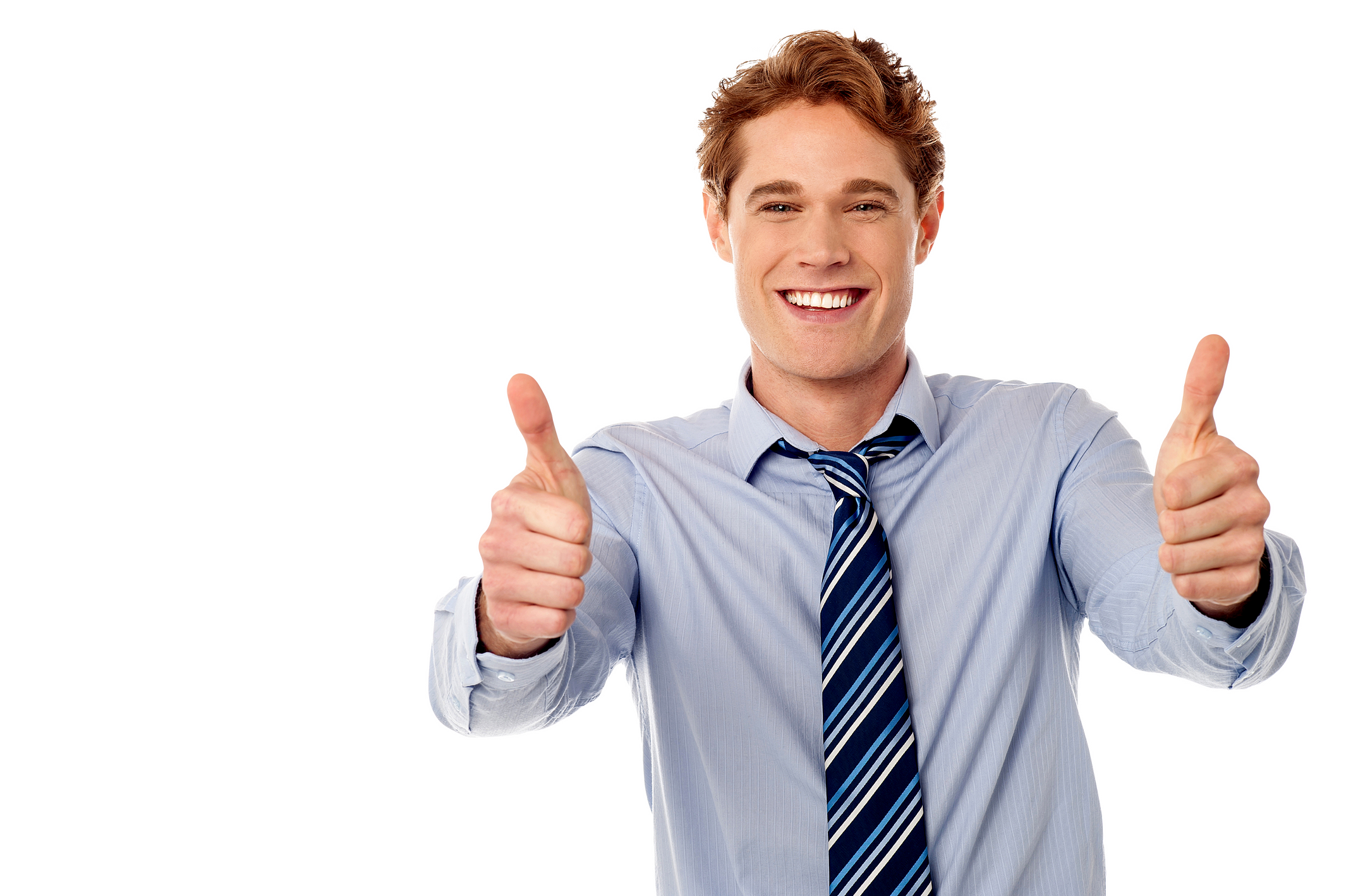 Man Showing Thumbs Up